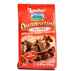Loacker Quadratinis, Hazelnut OR Dark Chocolate