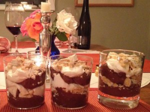 Maddy’s Sweet Shop Peppermint Chocolate Mousse Trifle
