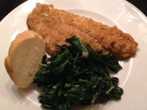 Parmesan and Simply7 Quinoa Chip Crusted Catfish