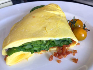 Chef's Cut Honey Barbeque Chicken Jerky Spinach Omelet